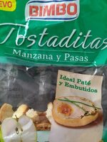 Tostaditas manzana y pasas