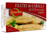 Filetes de caballa del sur en aceite vegetal
