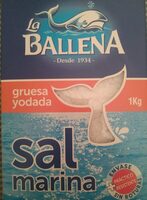 Sal Marina gruesa yodada