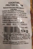 Cocktail frutos secos