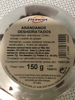 Arándanos deshidratados