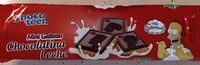 Galleta Con Tableta De Chocolate Con Leche