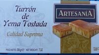 Turron De Yema Tostada, Calidad Suprema