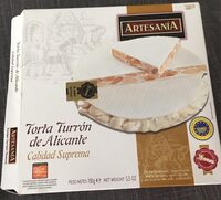 Torta turrón de Alicante