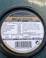 Aceitunas y encurtidos mojo picón