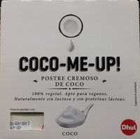 Postre cremoso de coco