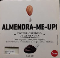 Postre cremoso de almendra Cacao