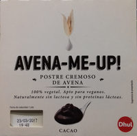 Postre cremoso de avena Cacao
