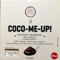 Postre cremoso de coco Cacao