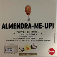 Almendra-Me-Up! Postre cremoso de almendra sabor vainilla