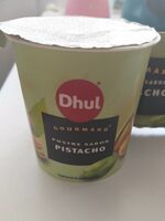 Postre gourmand sabor pistacho
