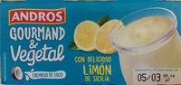 Gourmand & vegetal especialidad vegetal de limón