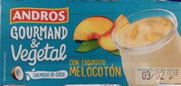 Gourmand & Vegetal Cremoso de coco melocotón