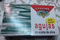 Agujas en aceite de oliva