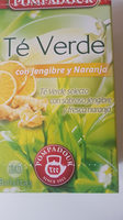 Té verde con jengibre y naranja