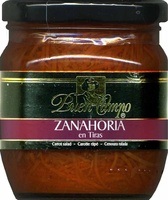 Zanahoria en tiras