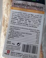 Barritas de Cereales