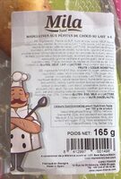 Madeleine pepites chocolat au lait