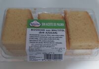 Bizcocho con maltitol (sin azúcar)