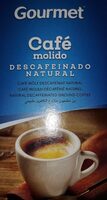 Café molido descafeinado natural