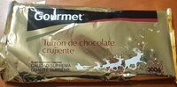 Turrón de chocolate crujiente
