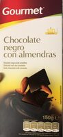 Chocolate negro con almendras