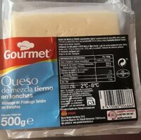 Queso de mezcla tierno en lonchas
