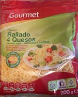 Queso rallado 4 quesos