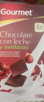 Chocolate con leche y avellanas