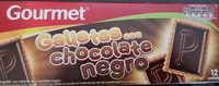 Galletas con chocolate negro