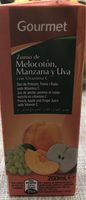 Zumo de melocotón , manzana y uva