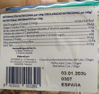 Pistachos elaborados con agua de mar tarrina