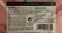 Jamón cocido ibérico extra