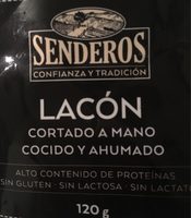 Lacón cortado a mano cocido y ahumado