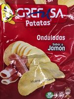Patatas onduladas sabor jamon