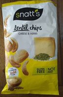Lentil chips cheese & herbs