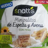 Minipalitos de espelta y avena