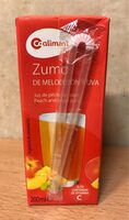 Zumo de melocotón y uva
