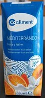 Mediterráneo fruta y leche