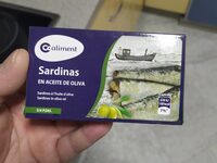 Sardinas en aceite de olivas