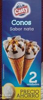 Conos sabor nata