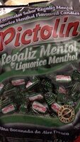 Caramelos regaliz mentol