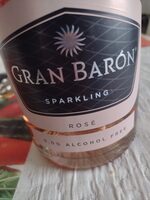Vin mousseux rosé désalcoolisé