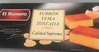 Turrón yema tostada