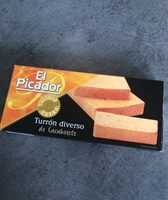 Turrón diverso de cacahuete