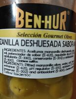 Aceituna manzanilla deshuesada sabor anchoa