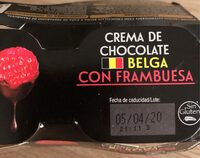 Crema de chocolate belga con frambuesa