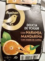 Delicia de yogurt con mandarina