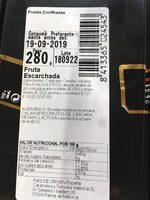 Frutas escarchadas