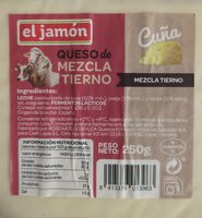 Queso mezcla tierno